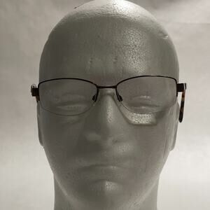 Elle Eyeglasses Sunglasses Frames Only EL13392 BR 52-17-135